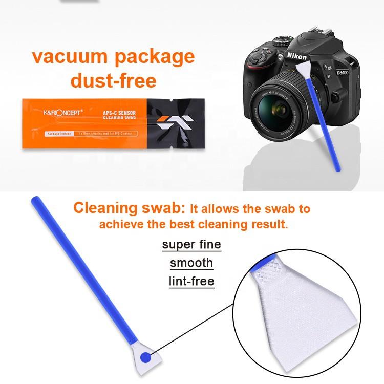 K&F CONCEPT FULL FRAME SENSOR CLEANING SWAB KIT_TP