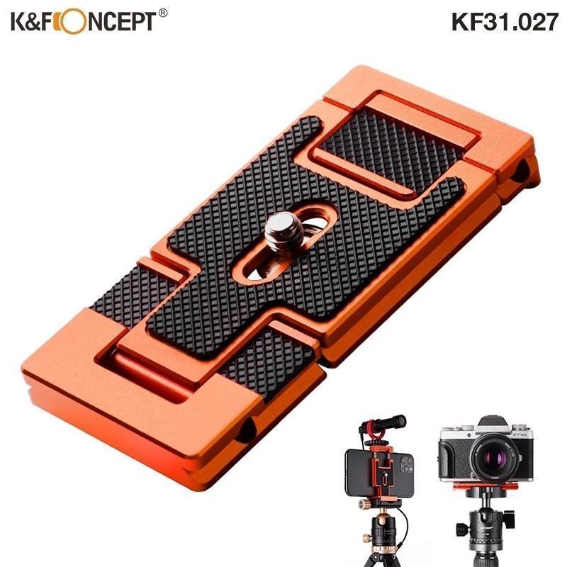 K&F Concept ARCA SWISS QUICK RELEASE PLATE FOR CAMERA AND SMARTPHONE_TP