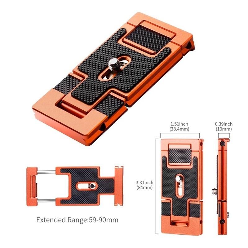 K&F Concept ARCA SWISS QUICK RELEASE PLATE FOR CAMERA AND SMARTPHONE_TP
