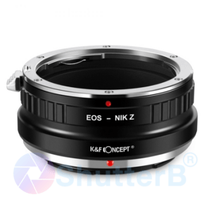 K&F Concept Lens Adapter Copper Mount for EOS-NIK Z