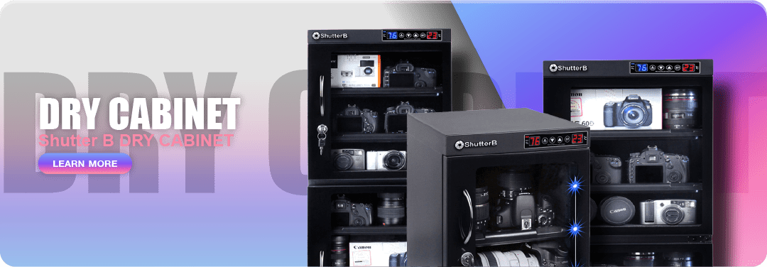 Shutter B ผู้นำเข้าและจำหน่ายตู้กันความชื้น อุปกรณ์กล้อง Battery Grip ขาตั้งกล้อง Microphone