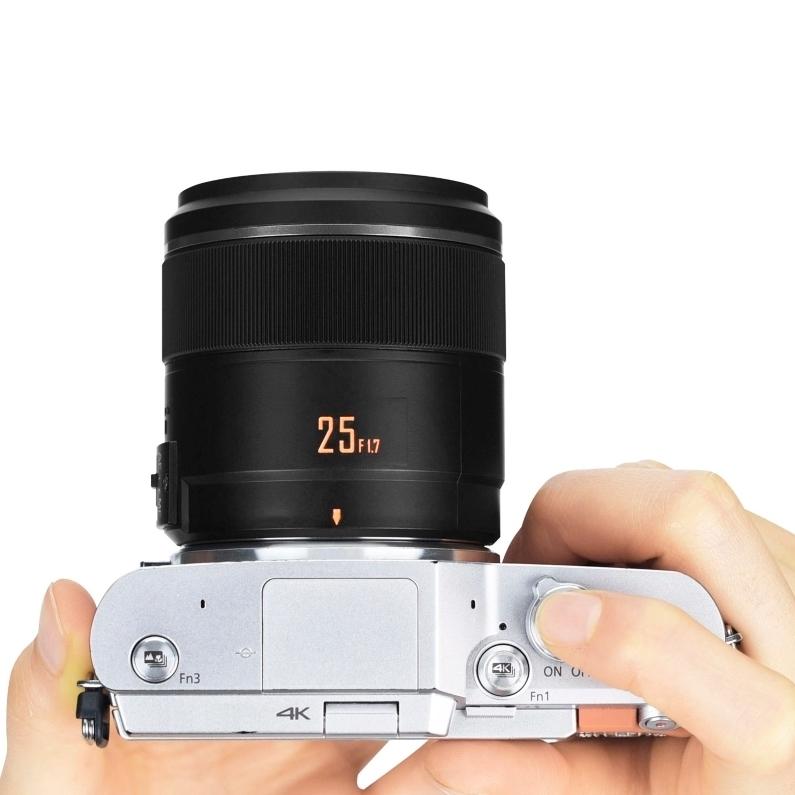 LENS YONGNUO 25MM./F1.7M 0.2M/0.GGFT FOR M4/3 - Image 6